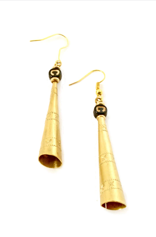 Jubilation Brass Earrings