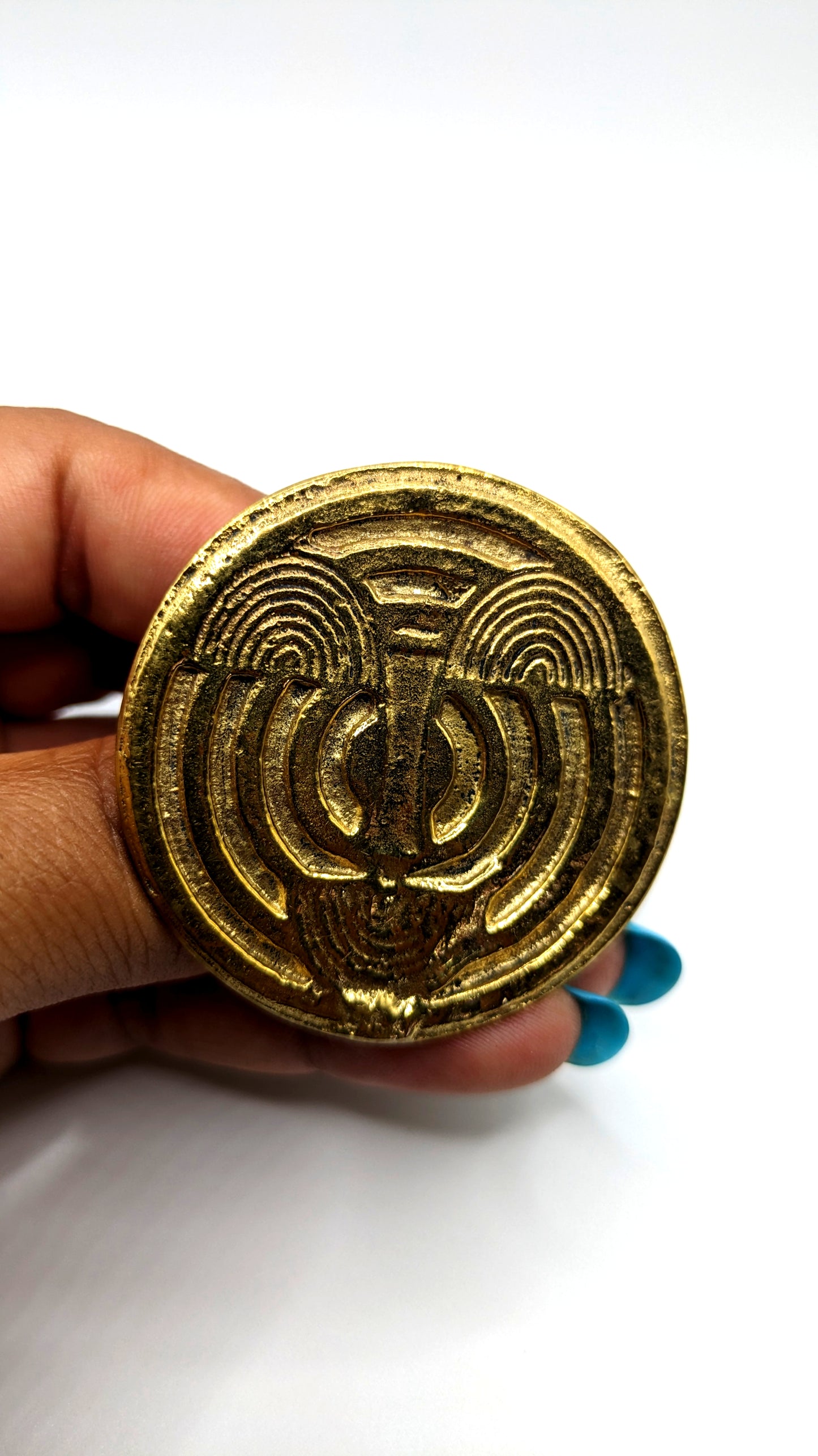 Nhyira Brass Statement Ring