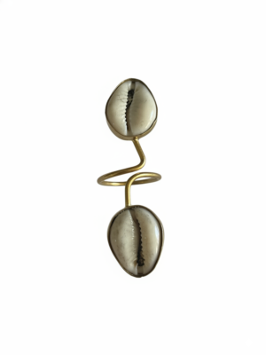 Cowrie Statement Ring