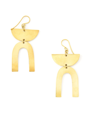 Brass Hustle Earrings