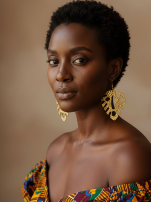 Brass Canopy Earrings